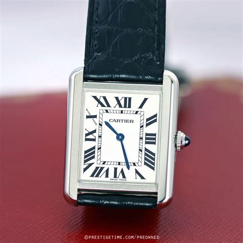 pre owned cartier tank solo|pre owned cartier tank americaine.